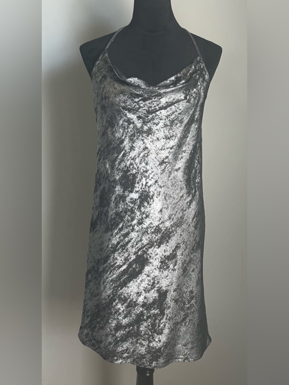 Halston Heritage Cowl Neck Slip Dress